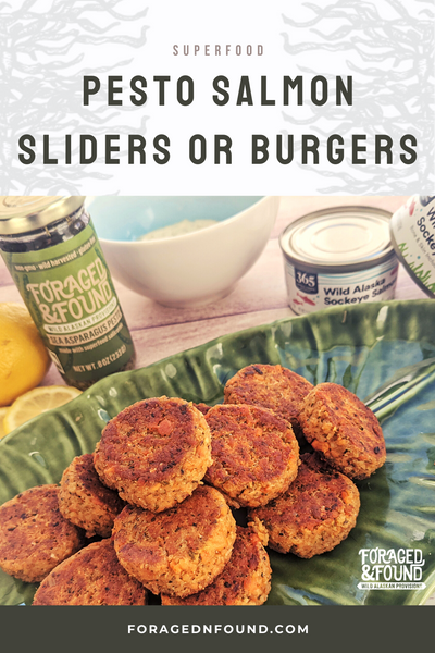 Recipe: Superfood Pesto Salmon Sliders or Burgers